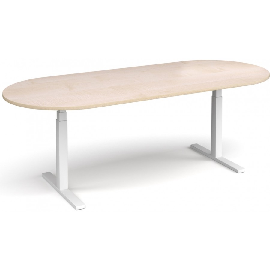 Elev8 Touch Adjustable Radial End Boardroom Table